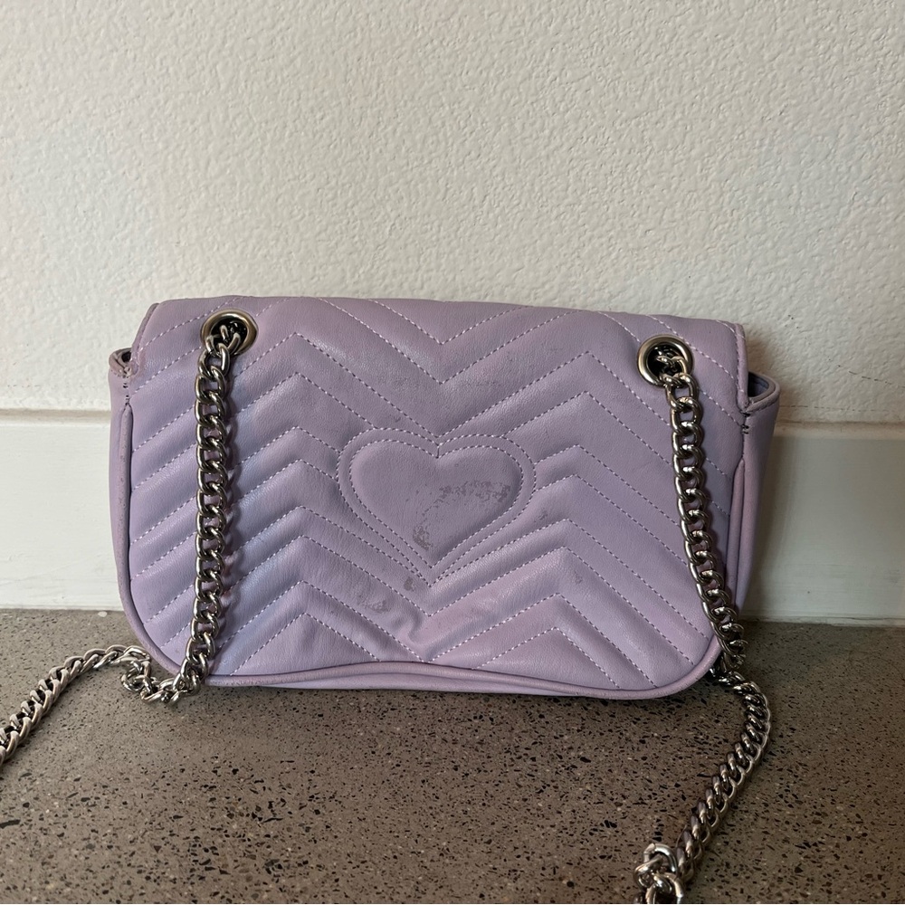 Lavender Purple Crossbody Purse - Picture 2 of 6
